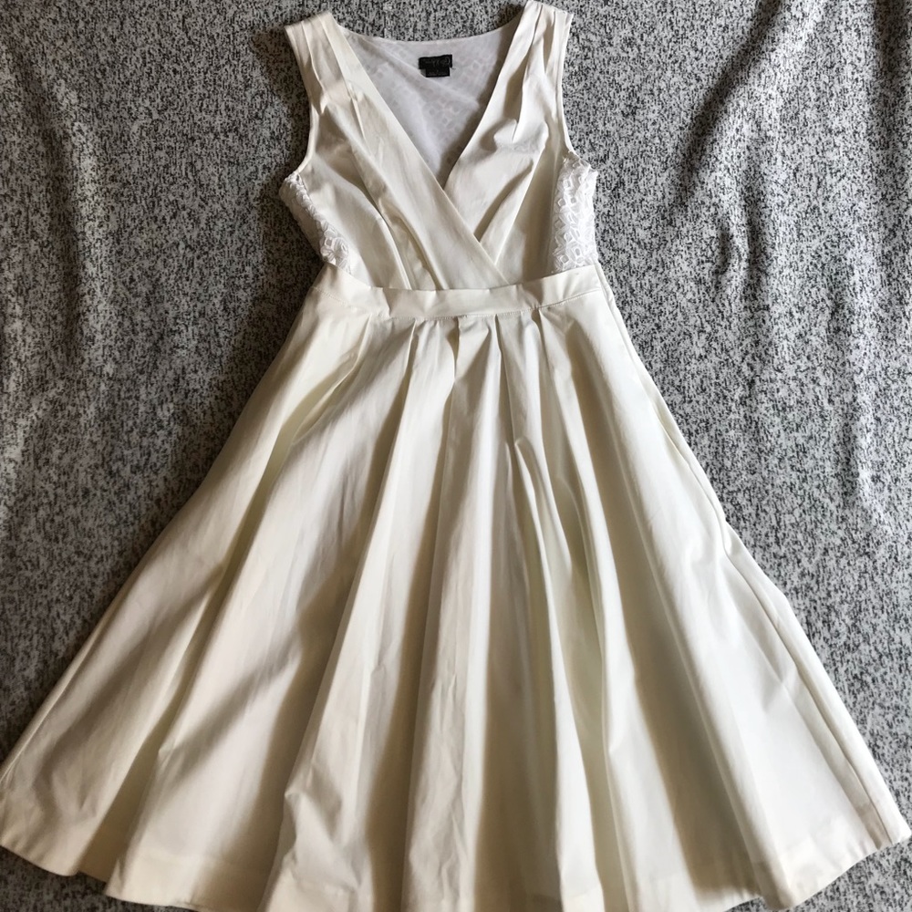 Anthropologie White Dress